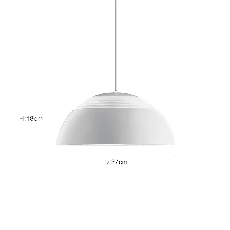 Modern off white layered glass ball pendant light for dining room