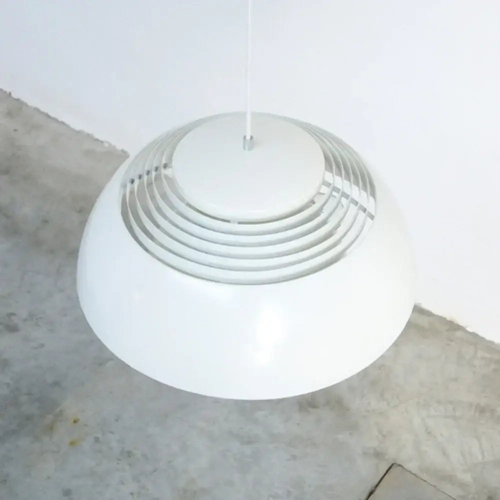 Modern off white layered glass ball pendant light for dining room