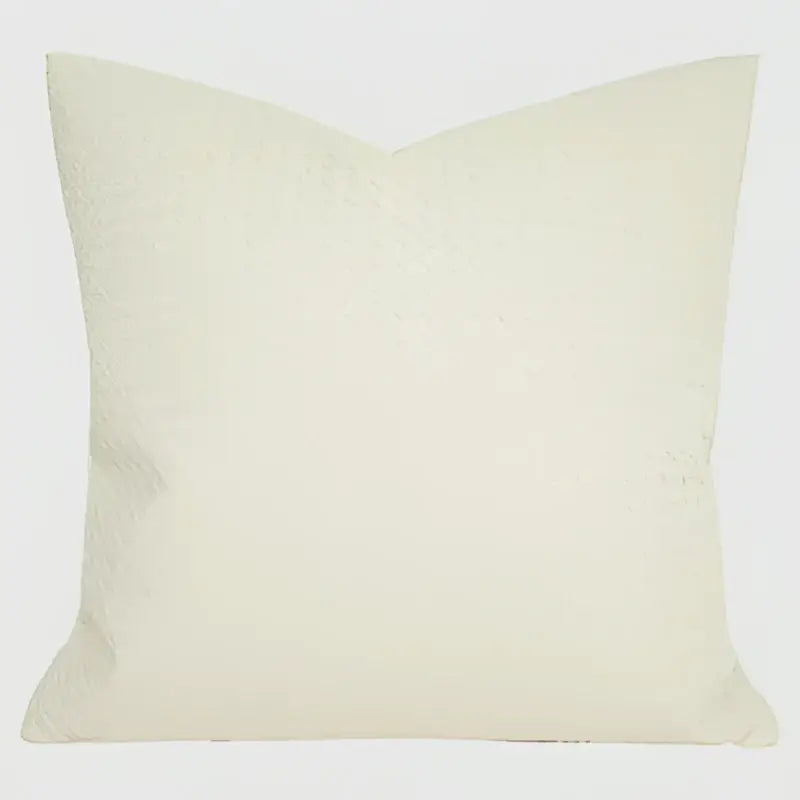 Modern olive green geometric faux leather pillow cover living room