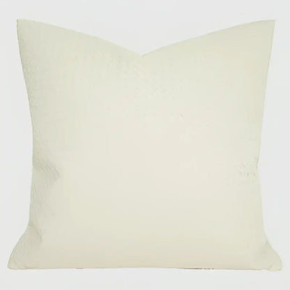 Modern olive green geometric faux leather pillow cover living room