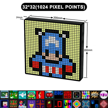 Modern orange led pixel display screen gaming room decor