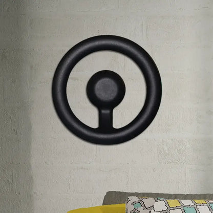Modern oval black & white led mirror bedroom wall light 110v-120v