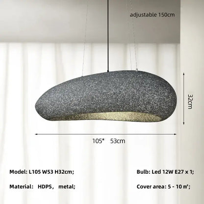 Modern oval gray and gold pendant lights dining room decorbites loft