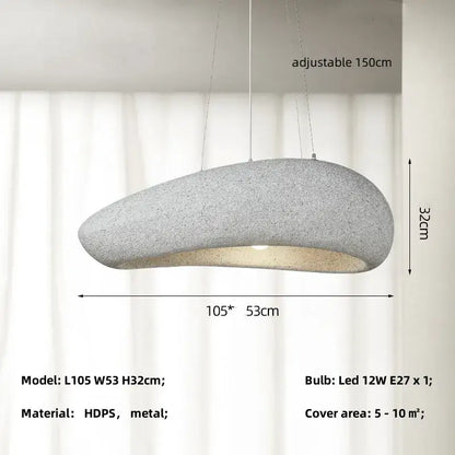 Modern oval gray and gold pendant lights dining room decorbites loft