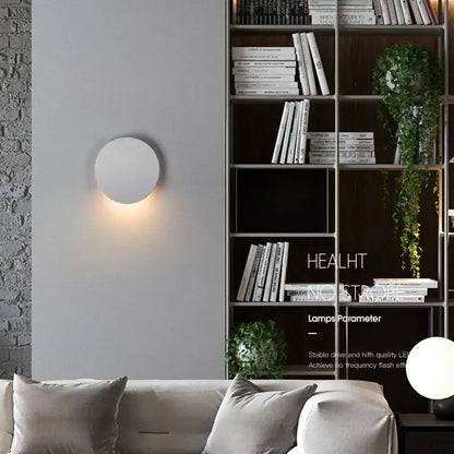 Modern oval gray & dark gray led wall lamp garden waterproof lighting