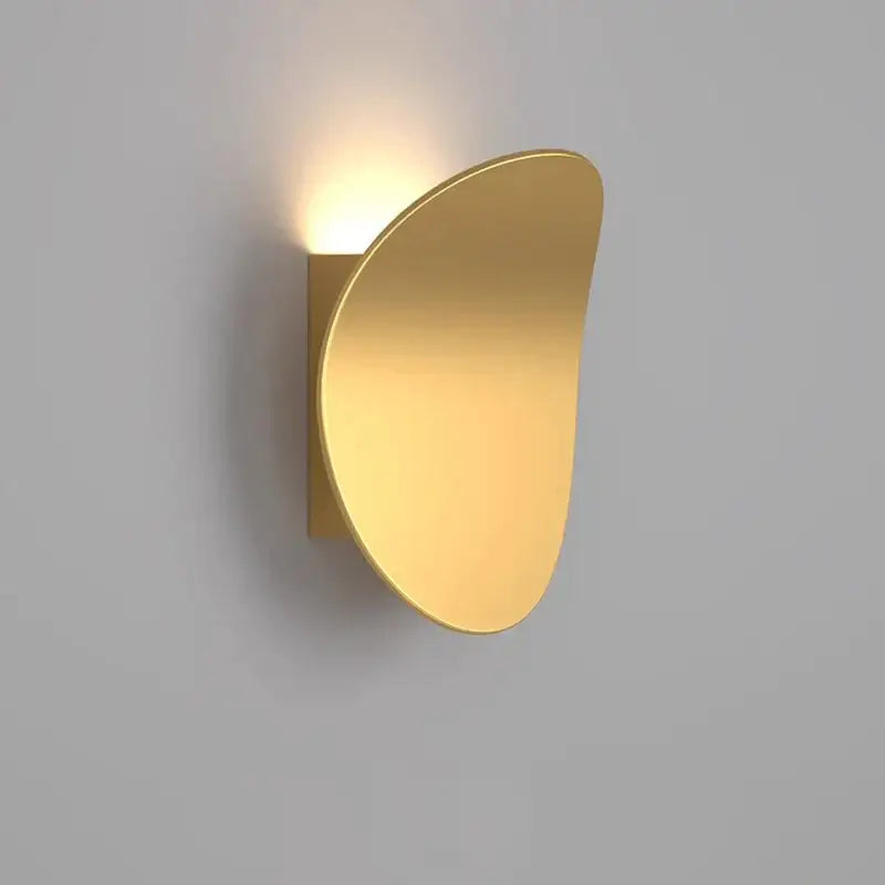 Modern oval gray & dark gray led wall lamp garden waterproof lighting