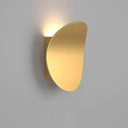 Modern oval gray & dark gray led wall lamp garden waterproof lighting