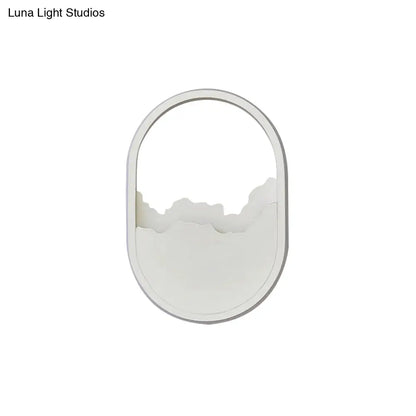 DecorBites™ Modern Oval Wall Sconce with LED Lighting for Your Bedroom