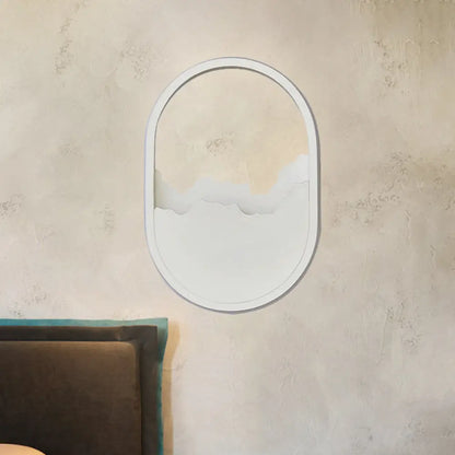 DecorBites™ Modern Oval Wall Sconce with LED Lighting for Your Bedroom
