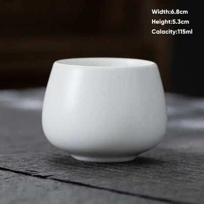 Modern pastel ceramic kungfu tea cup set dining room drinkware