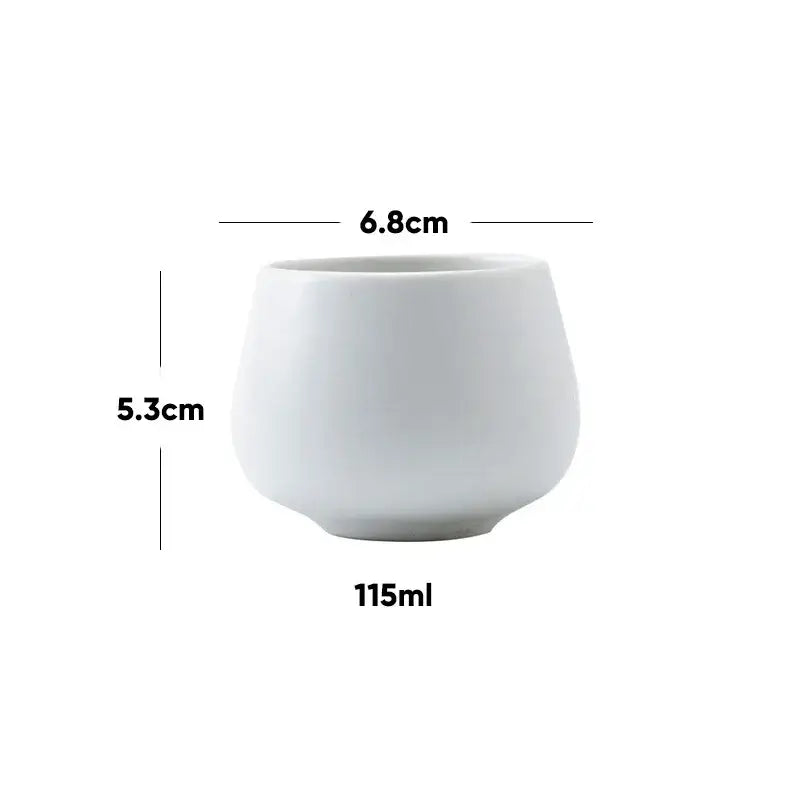 Modern pastel ceramic kungfu tea cup set dining room drinkware