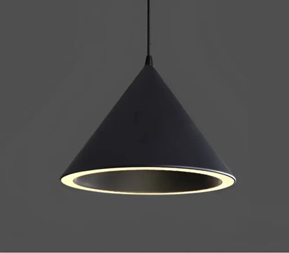 Modern pastel cone pendant light kitchen three lighting methods