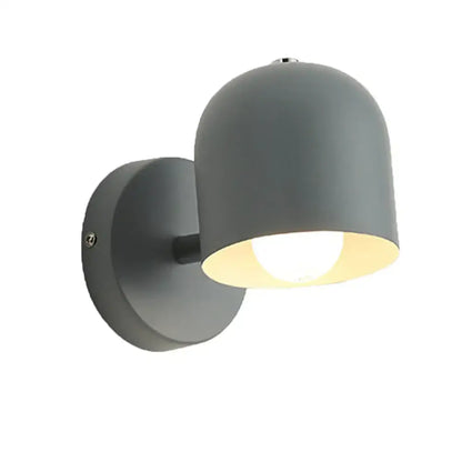 Modern pastel matte iron wall light fixture set for bedroom