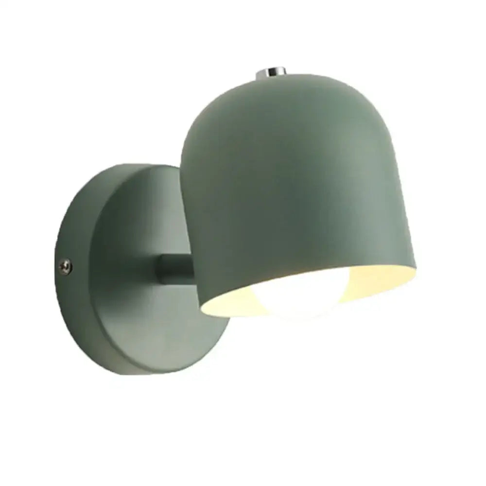Modern pastel matte iron wall light fixture set for bedroom