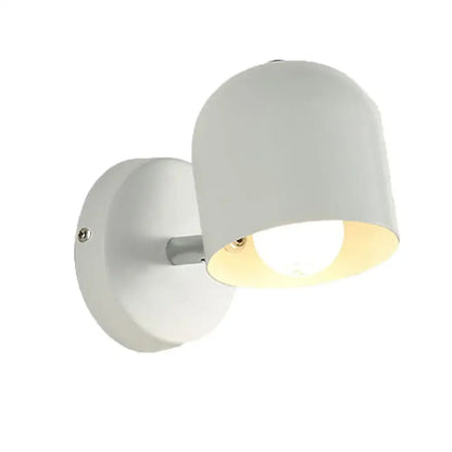 Modern pastel matte iron wall light fixture set for bedroom