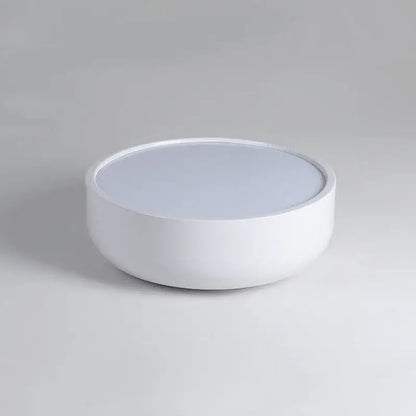 Modern pastel pink and teal circular led ceiling light bedroom