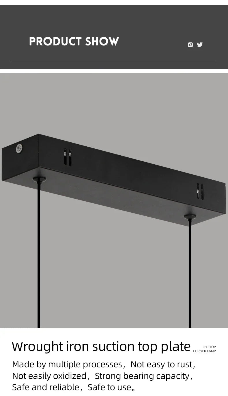 DecorBites™ Modern Pendant Lights for Dining and Living Room