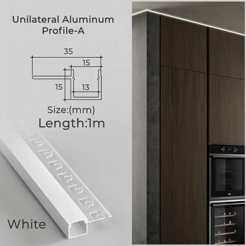 Modern perforated silver led aluminum profile living room light track