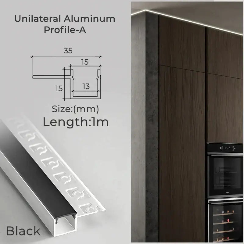 Modern perforated silver led aluminum profile living room light track