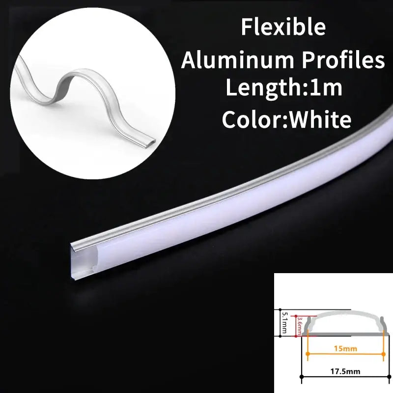 Modern perforated silver led aluminum profile living room light track