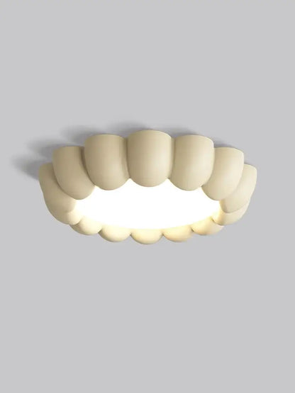 Modern petal cream wind ceiling lights bedroom fixture