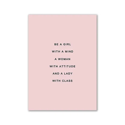 DecorBites™ Modern Pink Aesthetic Wall Art Decor