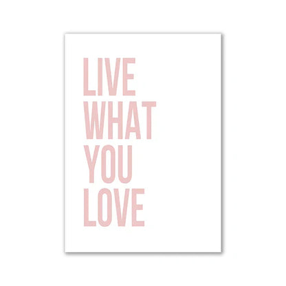 DecorBites™ Modern Pink Aesthetic Wall Art Posters