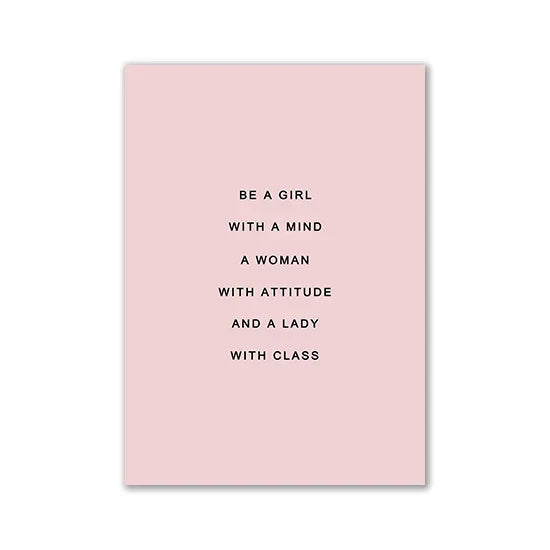 DecorBites™ Modern Pink Aesthetic Wall Art Posters
