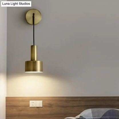 Modern pink and brass bedside reading light bedroom e14 e26 e27