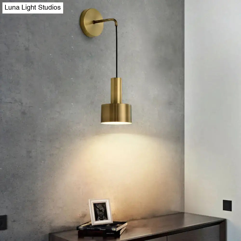 Modern pink and brass bedside reading light bedroom e14 e26 e27