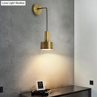 Modern pink and brass bedside reading light bedroom e14 e26 e27