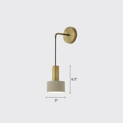 Modern pink and brass bedside reading light bedroom e14 e26 e27
