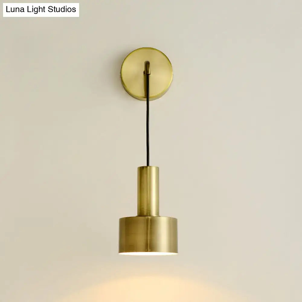 Modern pink and brass bedside reading light bedroom e14 e26 e27