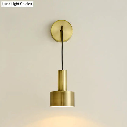 Modern pink and brass bedside reading light bedroom e14 e26 e27