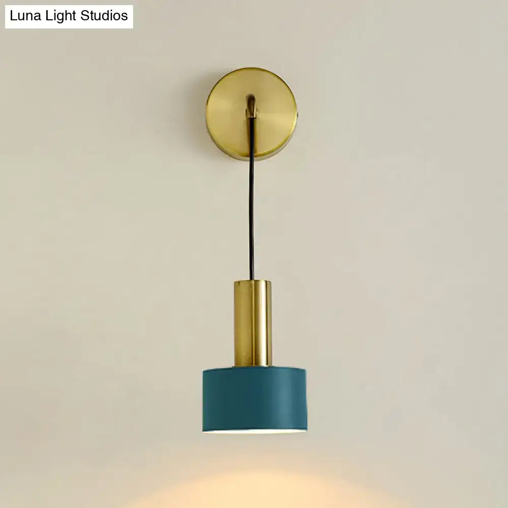 Modern pink and brass bedside reading light bedroom e14 e26 e27