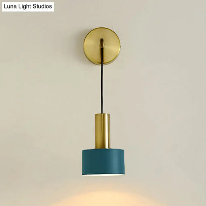 Modern pink and brass bedside reading light bedroom e14 e26 e27