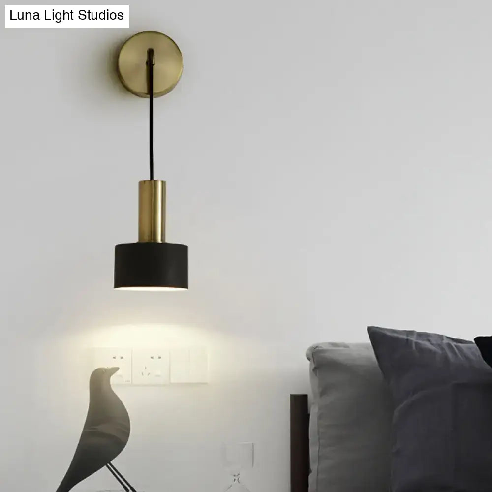 Modern pink and brass bedside reading light bedroom e14 e26 e27