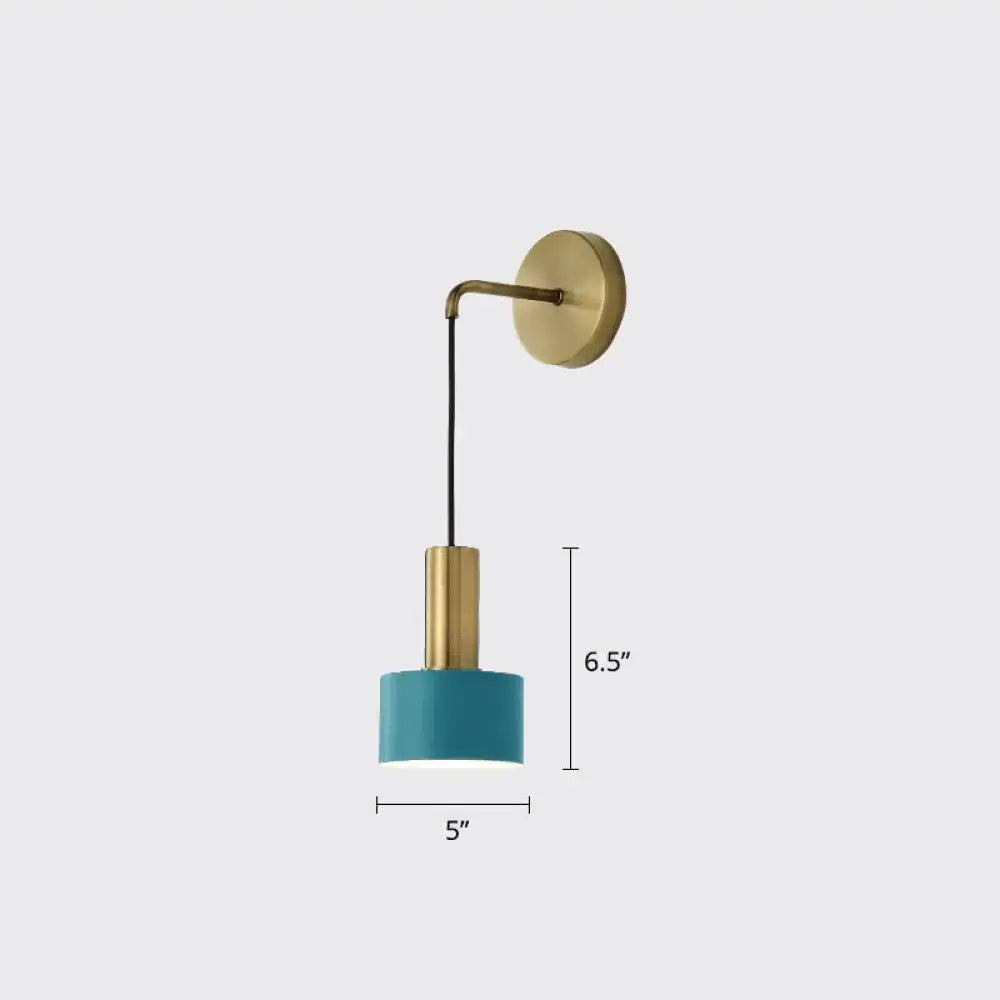 Modern pink and brass bedside reading light bedroom e14 e26 e27