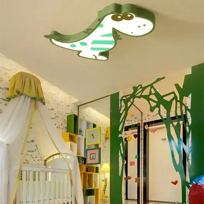 Modern pink dinosaur animal kids ceiling lamp bedroom lighting