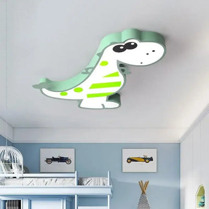 Modern pink dinosaur animal kids ceiling lamp bedroom lighting