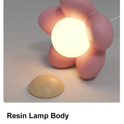 Modern pink flower pendant light for bedroom and living room