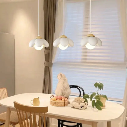 Modern pink flower pendant light for bedroom and living room