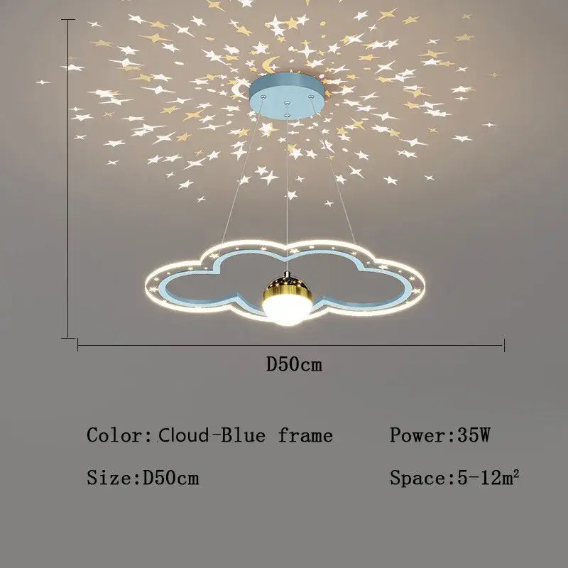 Modern pink & gold cloud flower led chandelier for bedroom