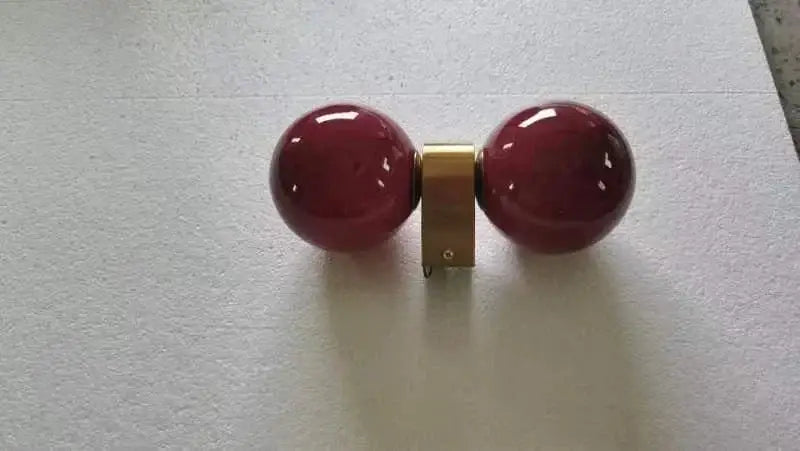 Modern pink & orange glass ball led wall lamp bedroom sconce