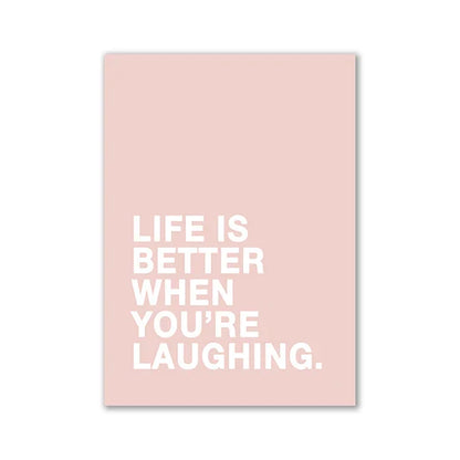 DecorBites™ Modern Pink Room Decor - Wall Art Canvas