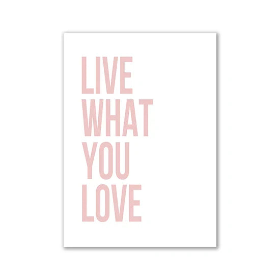 DecorBites™ Modern Pink Room Decor - Wall Art Canvas