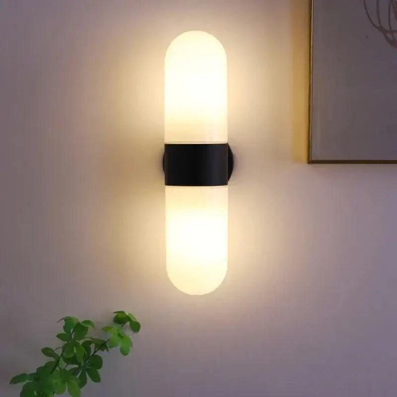 Modern polished chrome led vanity mirror light bathroom sconce