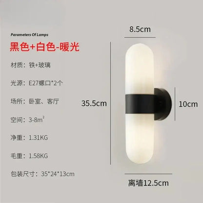 Modern polished chrome led vanity mirror light bathroom sconce