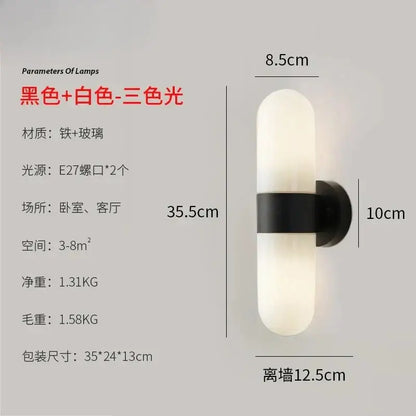 Modern polished chrome led vanity mirror light bathroom sconce