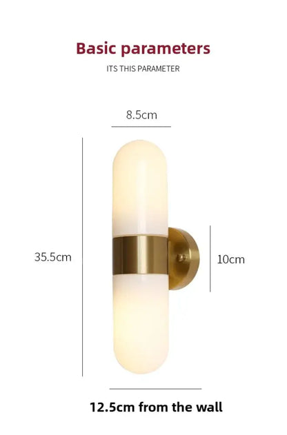 Modern polished chrome led vanity mirror light bathroom sconce